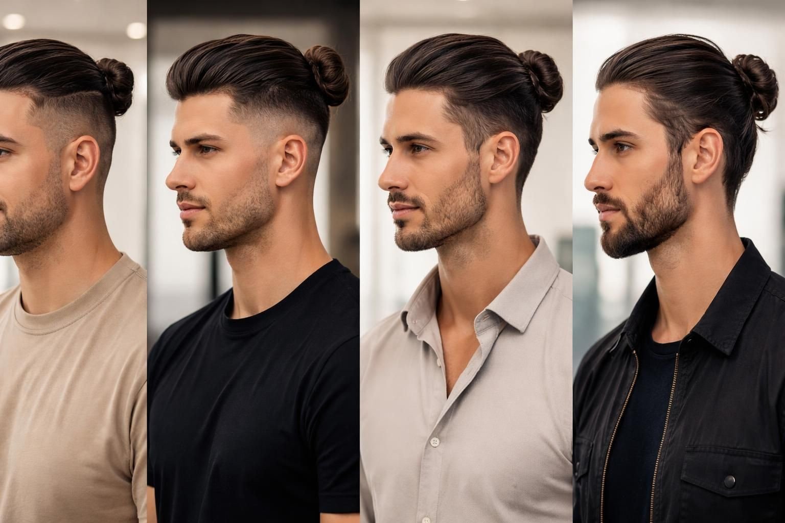 découvrez comment adopter le chignon homme dégradé bas, la coiffure tendance de 2026, avec nos conseils faciles pour un look moderne et stylé.