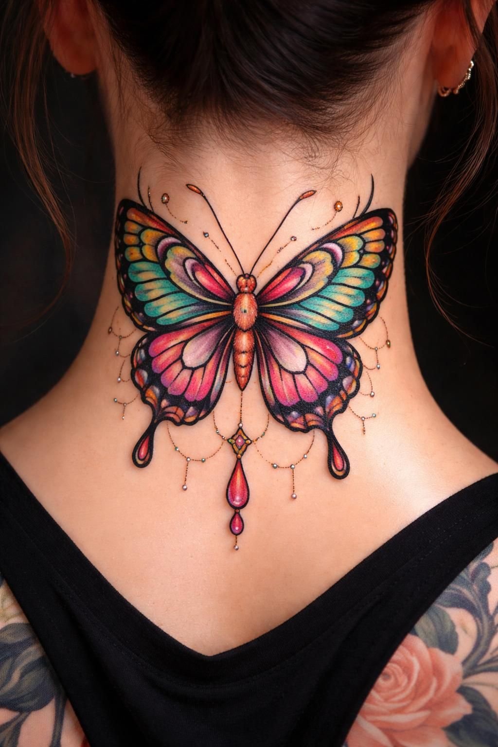 découvrez notre guide complet pour choisir le tatouage papillon idéal au cou, alliant élégance et symbolisme pour un style unique et personnalisé.