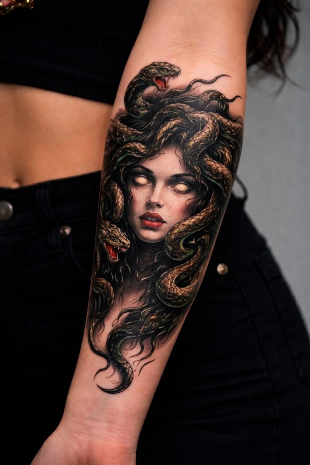 découvrez tout sur le tatouage médusa : sa signification, les différents styles populaires et des conseils essentiels pour réussir votre tatouage.