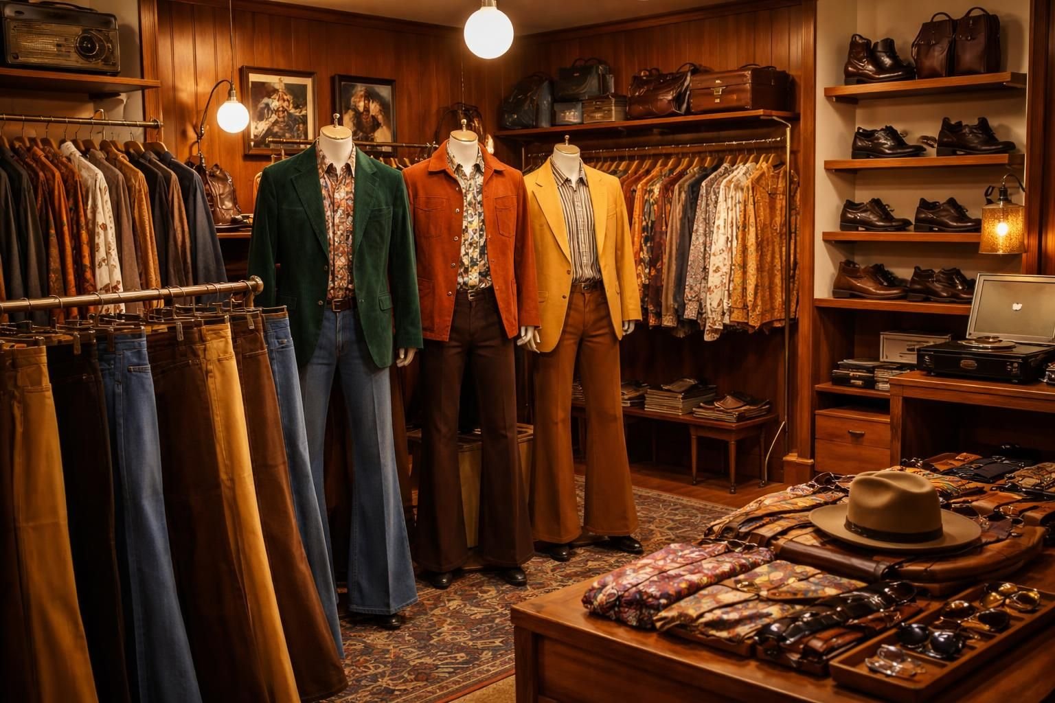 découvrez notre collection de vêtements homme des années 70 pour un style vintage authentique et incontournable. adoptez la mode rétro avec des pièces uniques et tendance.