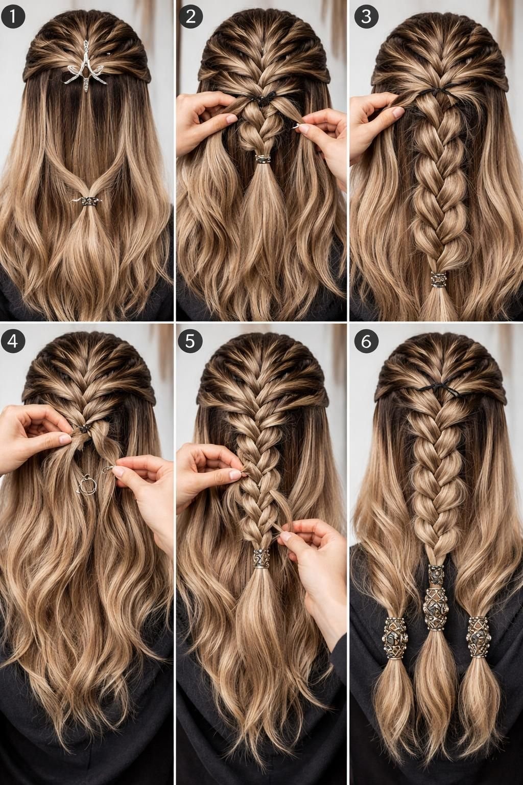 découvrez comment réaliser des tresses viking pour femme parfaites grâce à notre guide détaillé étape par étape, idéal pour un look authentique et stylé.